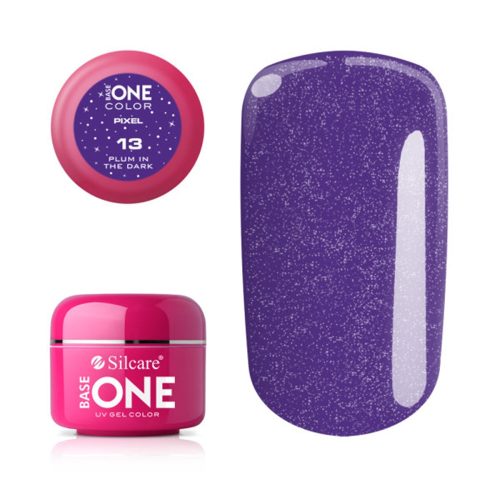 Silcare Base One Pixel, Plum In The  Dark 13#