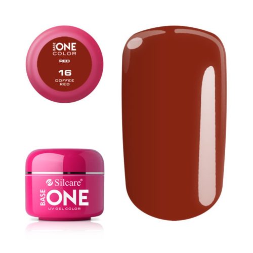 Silcare Base One Red, Coffee Red 16#