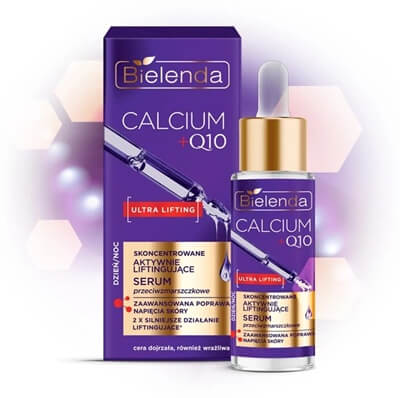 Bielenda Calcium Q10 Koncentrált Lifting Szérum – ránctalanító, feszesítő szérum érett bőrre