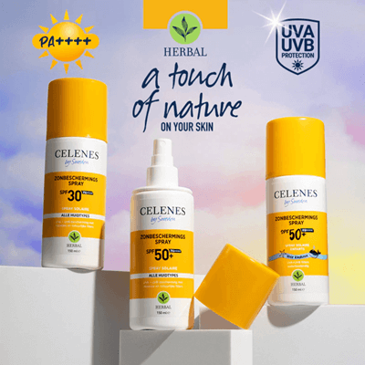 CELENES By Sweden fényvédő spray SPF50 arcra és testre minden bőrtípusra