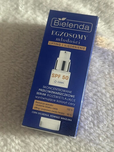 Bielenda Koncentrált Ránctalanító Arcszérum SPF 50 – fényvédelem és anti-aging egyben