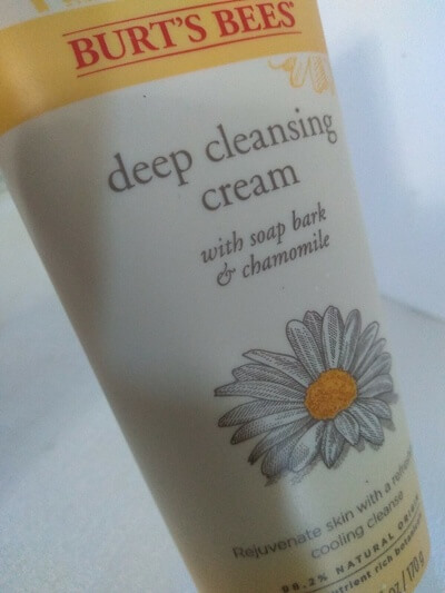 Burt’s Bees Deep Cleansing Cream természetes arclemosó kókuszolajjal és kamillával