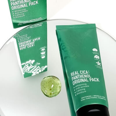 Fortheskin nyugtató Cica és panthenol arcmaszk érzékeny, vízhiányos bőrre