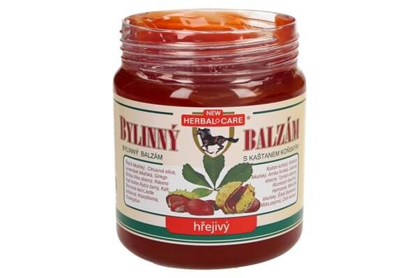 Gyógynövényes Lóbalzsam gesztenyével és chilivel – intenzív melegítő hatás