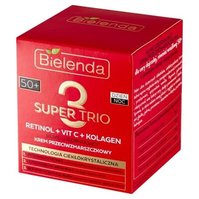 Bielenda 50+ Retinol C-vitamin Kollagén Arckrém