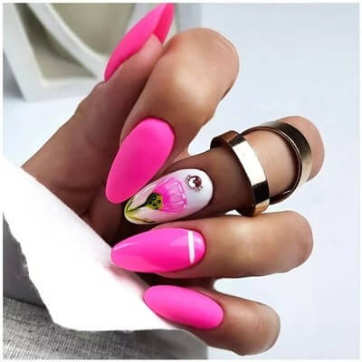 MollyLac Géllakk Aruba Nr. 145 – flamingó rózsaszín nyári árnyalat