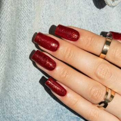 MollyLac Géllakk - Bright Side Nr. 624 - arany és vörös kombinációja