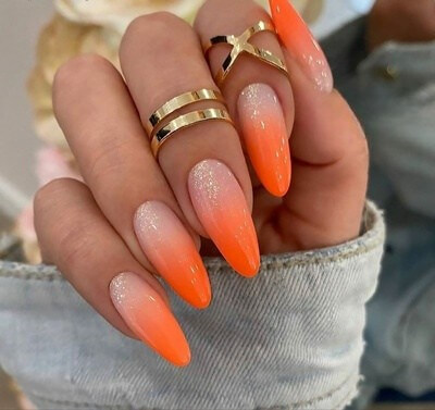 MollyLac géllakk Orange Velvet Nr. 721 – HEMA Free, bársonyos narancs árnyalat géllakkozáshoz