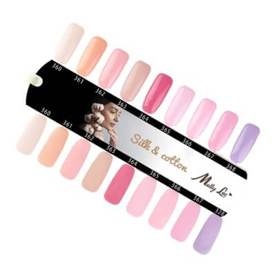 MollyLac Géllakk Organza 368 – pasztell lila géllakk