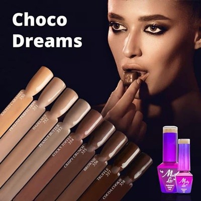 MollyLac géllakk Praline Perfection Nr. 351 – bézs nude árnyalat