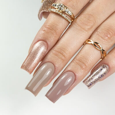 MollyLac géllakk Praline Perfection Nr. 351 – bézs nude árnyalat