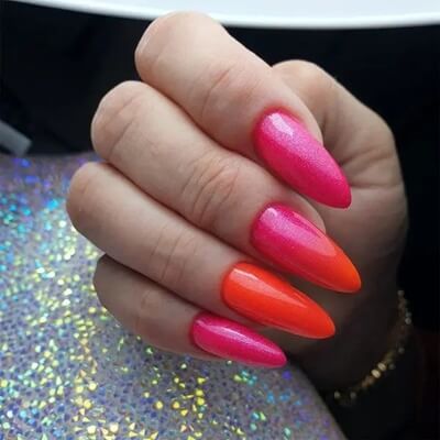 MollyLac Géllakk - Red Power Nr. 311 csillámos vörös árnyalat