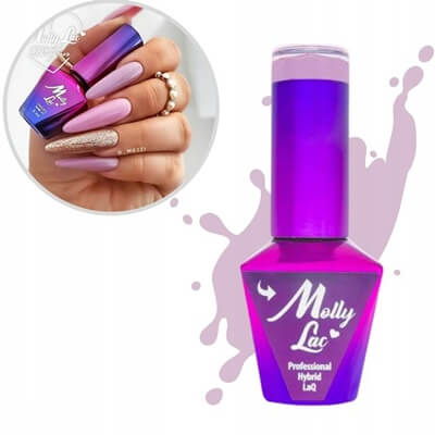 MollyLac Géllakk - Rich Lilac Nr. 212 elegáns lilás-bézs árnyalat