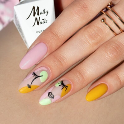 MollyLac Géllakk Sunrush Nr. 336 – neon sárga árnyalat