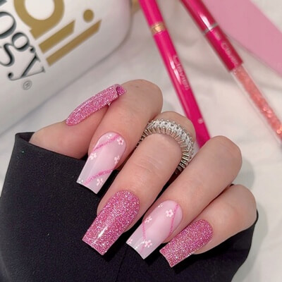 NailSology® Super Violet Nr. 127 ciklámen-lila reflektív géllakk – flash hatás