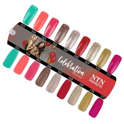 NTN Premium UV/LED Géllakk 164# vibráló korall árnyalat