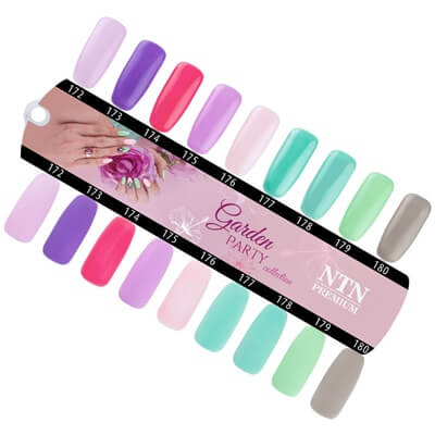 NTN Premium UV/LED Géllakk 175# – halvány orgona lila, Garden Party kollekció