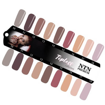 NTN Premium UV/LED Géllakk 10# Topless kollekció nude árnyalat
