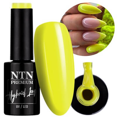 NTN Premium UV/LED 147# neon citromsárga géllakk a Delight Sorbet kollekcióból