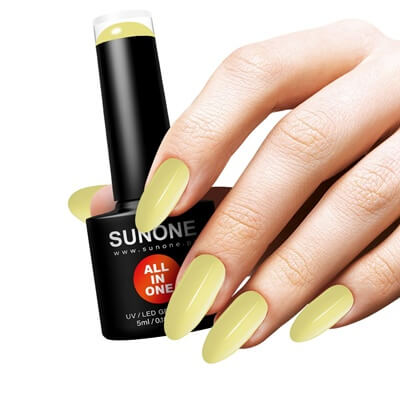 Sunone Géllakk Z01 Zoya – halvány sárga géllakk tartós hatással