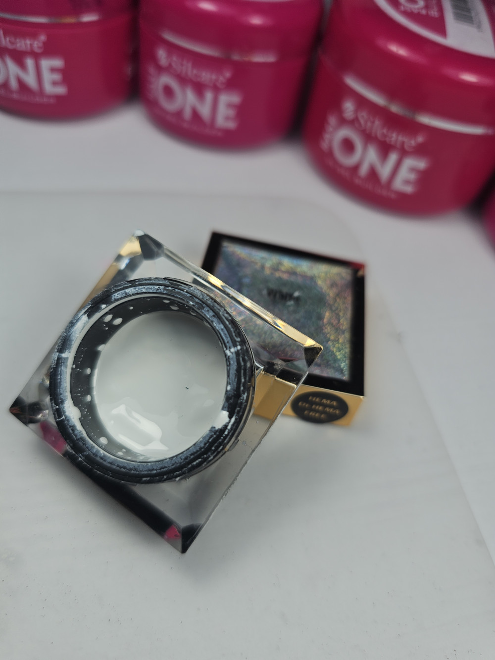 Ombre zselé Nr.1 White (HEMA Free)