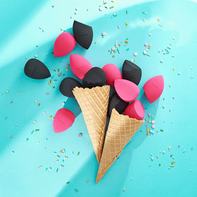 Fekete ovális sminkszivacs – szuper puha sminkszivacs a hibátlan alapozáshoz