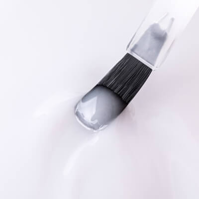 Hema mentes ecsetes építő gél - milky