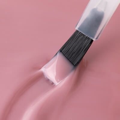Hema mentes ecsetes építő gél - Smoky Pink