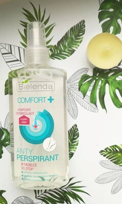 Bielenda Izzadásgátló Láb spray – frissítő és izzadáscsökkentő lábápoló spray mindennapi használatra