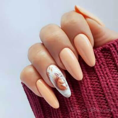 MollyLac géllakk Sweet Eclair 127 pasztell barack árnyalat