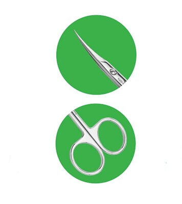 Nghia KD.714 Bőrvágó Olló – ívelt pengéjű professzionális bőrvágó olló matt kivitelben