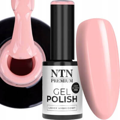 NTN Premium Géllakk 02# – Soft Touch Collection pasztell barackos-rózsaszín HEMA mentes géllakk