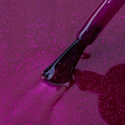 NTN Premium UV/LED Géllakk 203# fukszia csillámos HEMA Free