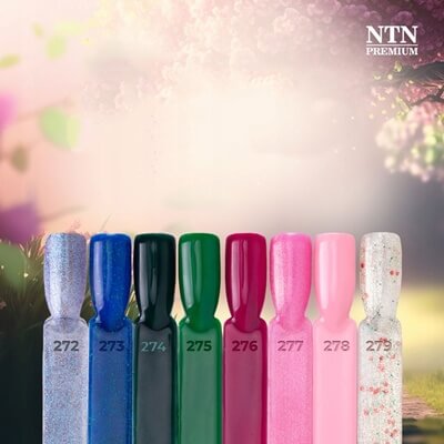 NTN Premium UV/LED Géllakk 274 palackzöld árnyalat