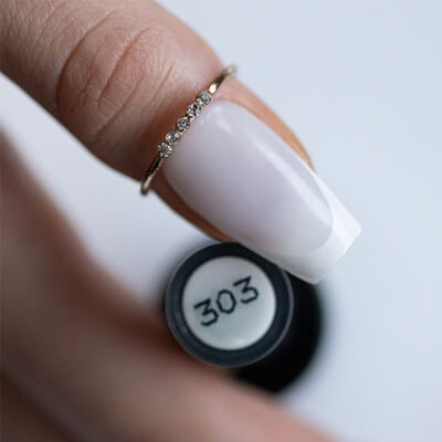 NTN Premium UV/LED Géllakk 303# tejes fehér