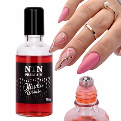 NTN Premium körömápoló olaj Cseresznye 50ml – természetes hidratálás törékeny körmökre