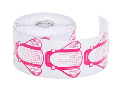 SUNONE Lepke sablon 50 db – erős tapadású, rugalmas körömépítő sablon