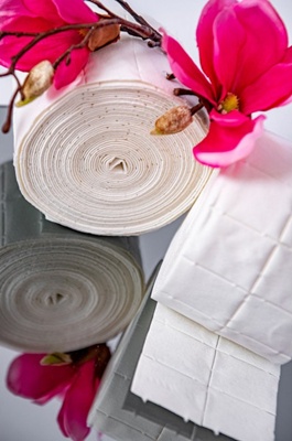 Szálmentes törlő, 500 lapos tekercs – extra minőségű körmös törlők