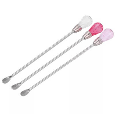 Fehér zselé keverő pálca műkörmösöknek – precíz anyagkeveréshez